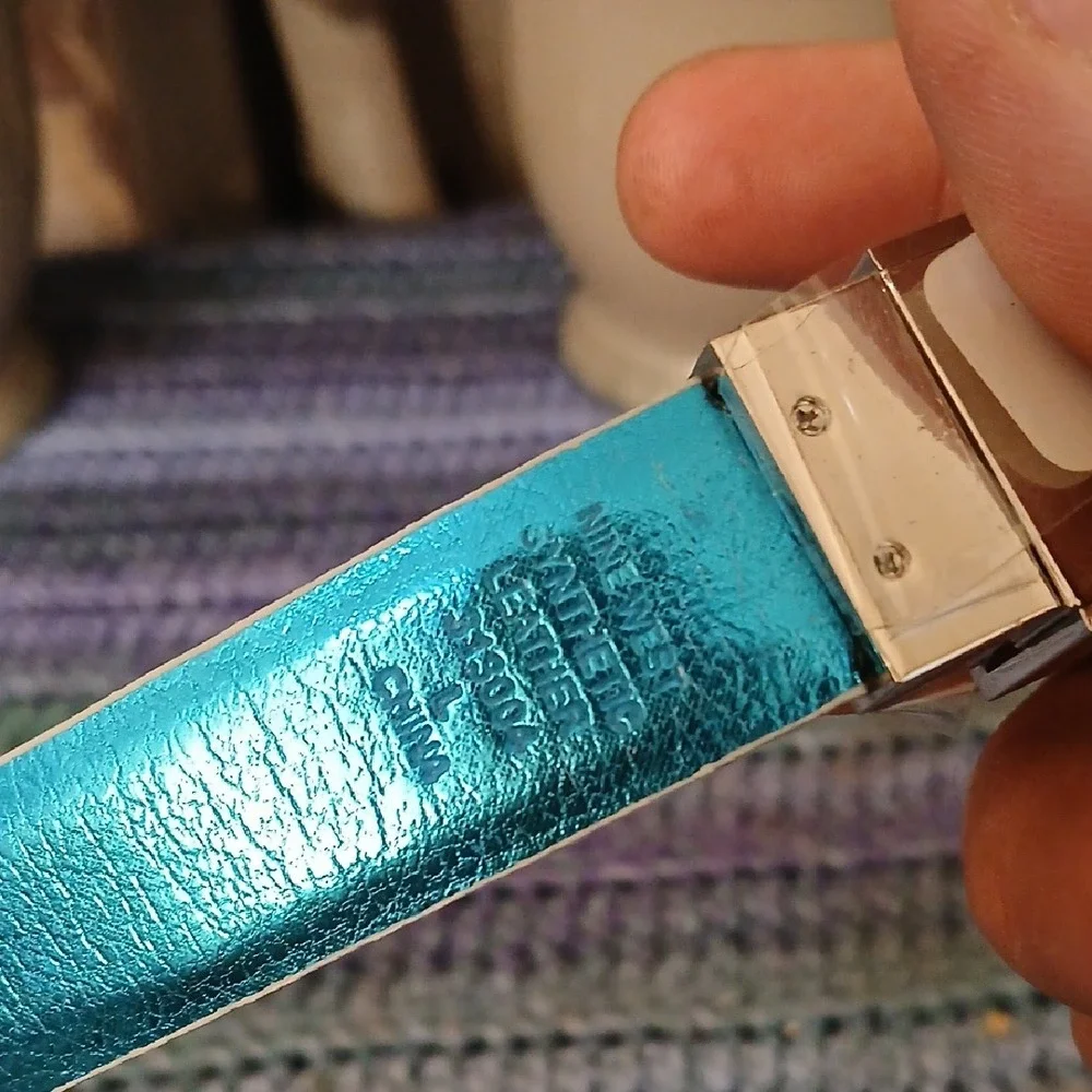 Nine West Turquoise and White Belt